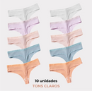 Kit Calcinhas Algodão Confort® Antibacteriana [PAGUE 5 LEVE 10]